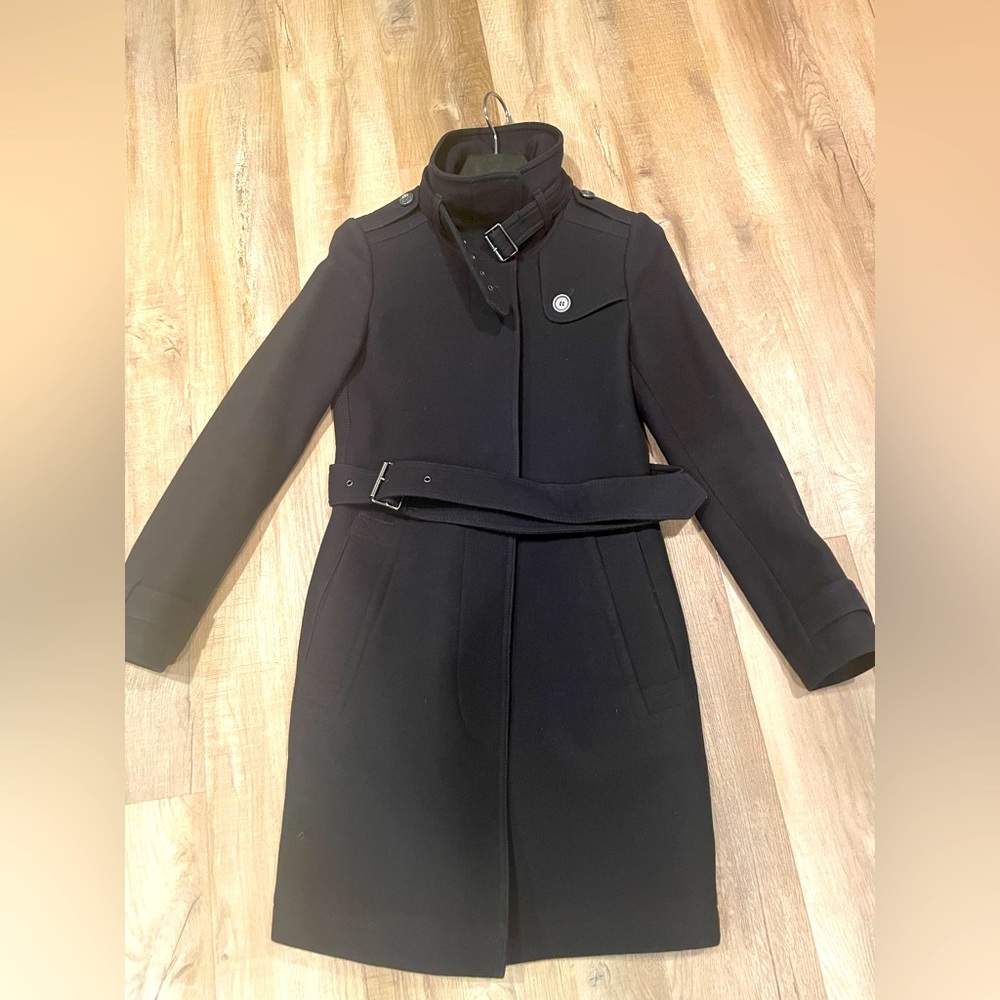 **Excellent** Burberry Brit Black Wool Coat